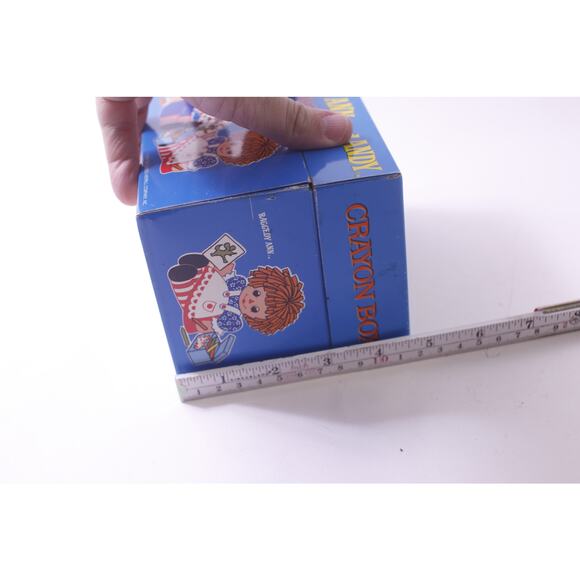 Raggedy Ann and Andy, Crayon Box, Craft, Container, Vintage, ~ 250605-WH 214 - Picture 6 of 6